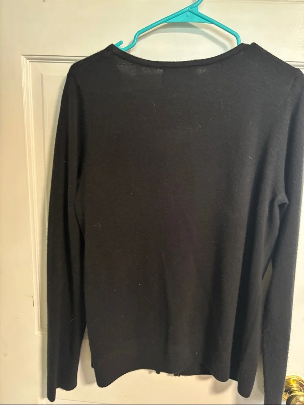 Debbie Morgan Black Embellished Button-Front Cardigan